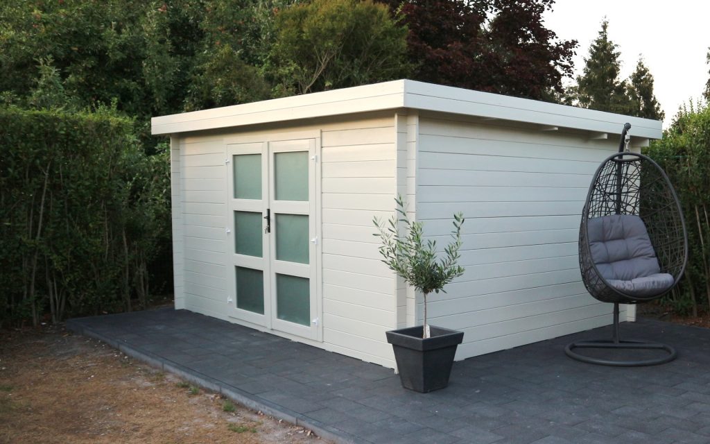 ABINA 3,07 m x 3,07 m Biancasa moderne 28 mm