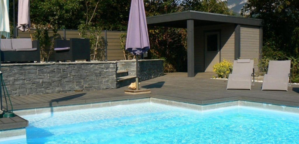 Pool House Toit plat